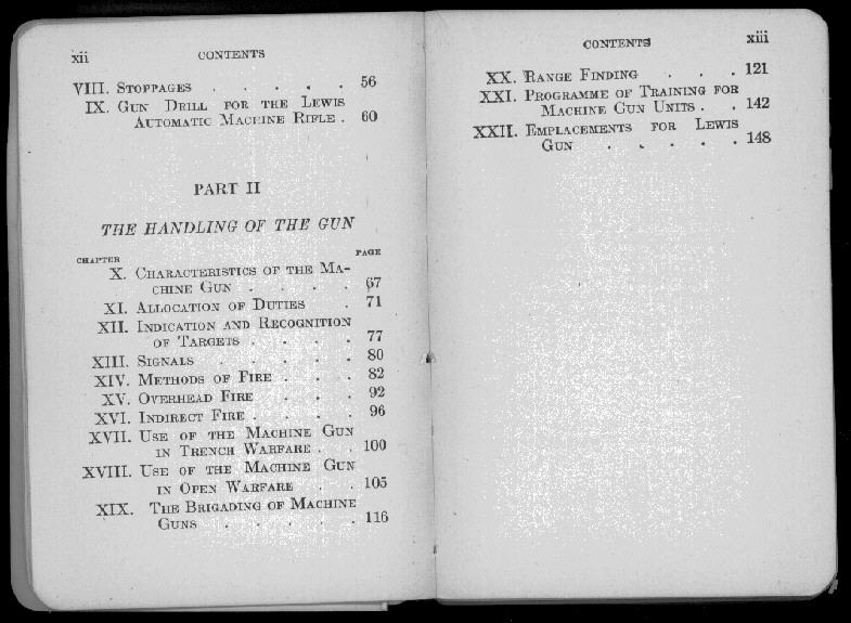 van Nostrands Lewis Gun Manual, scan 8 of 105