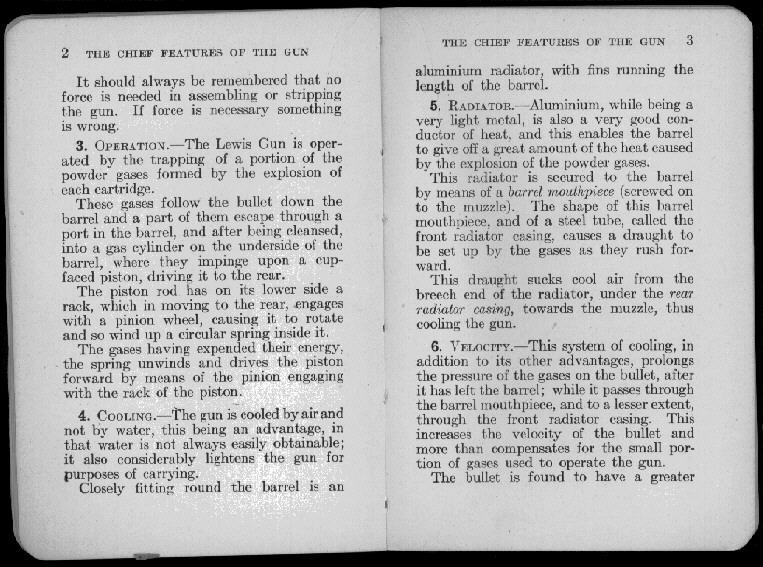 van Nostrands Lewis Gun Manual, scan 11 of 105