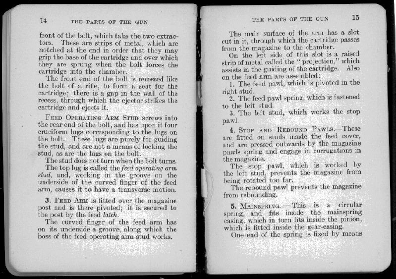 van Nostrands Lewis Gun Manual, scan 17 of 105