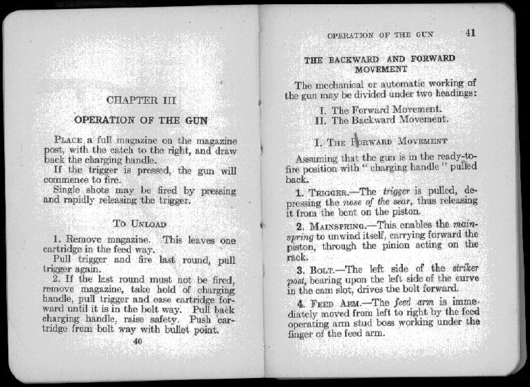 van Nostrands Lewis Gun Manual, scan 31 of 105