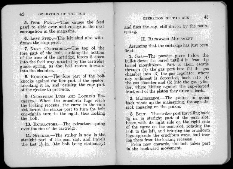 van Nostrands Lewis Gun Manual, scan 32 of 105