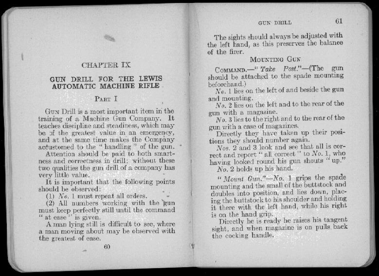 van Nostrands Lewis Gun Manual, scan 41 of 105