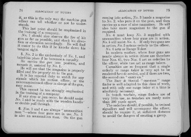 van Nostrands Lewis Gun Manual, scan 48 of 105