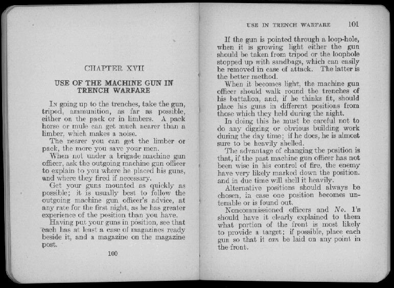 van Nostrands Lewis Gun Manual, scan 61 of 105